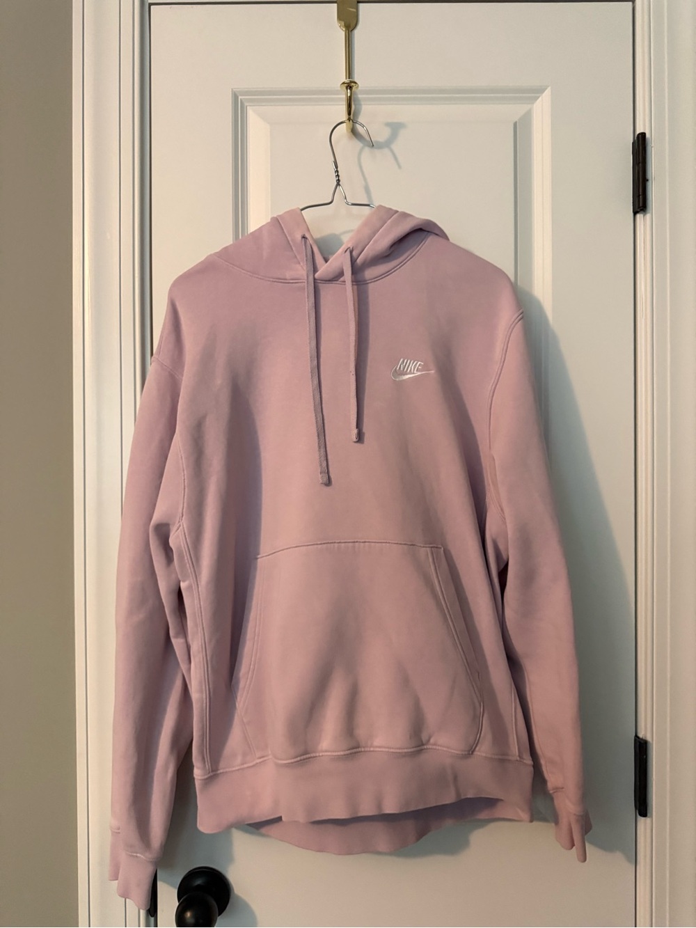 Nike Pastel Lavender Club Fleece Pullover Hoodie
